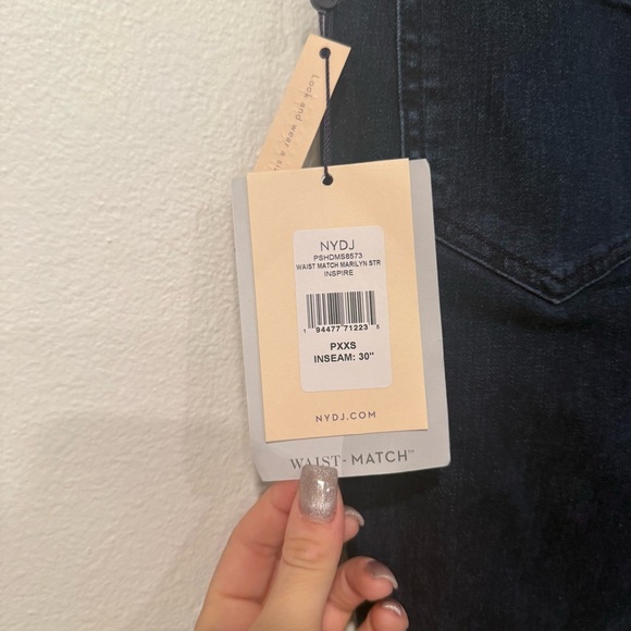 NYDJ Waist Match Marilyn Straight Jeans in Inspire PXXS - Picture 8 of 8